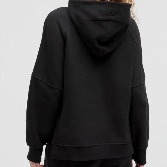 Lululemon scuba oversized, side slit hoodie Women's Black xs/s - Picture 3 of 6